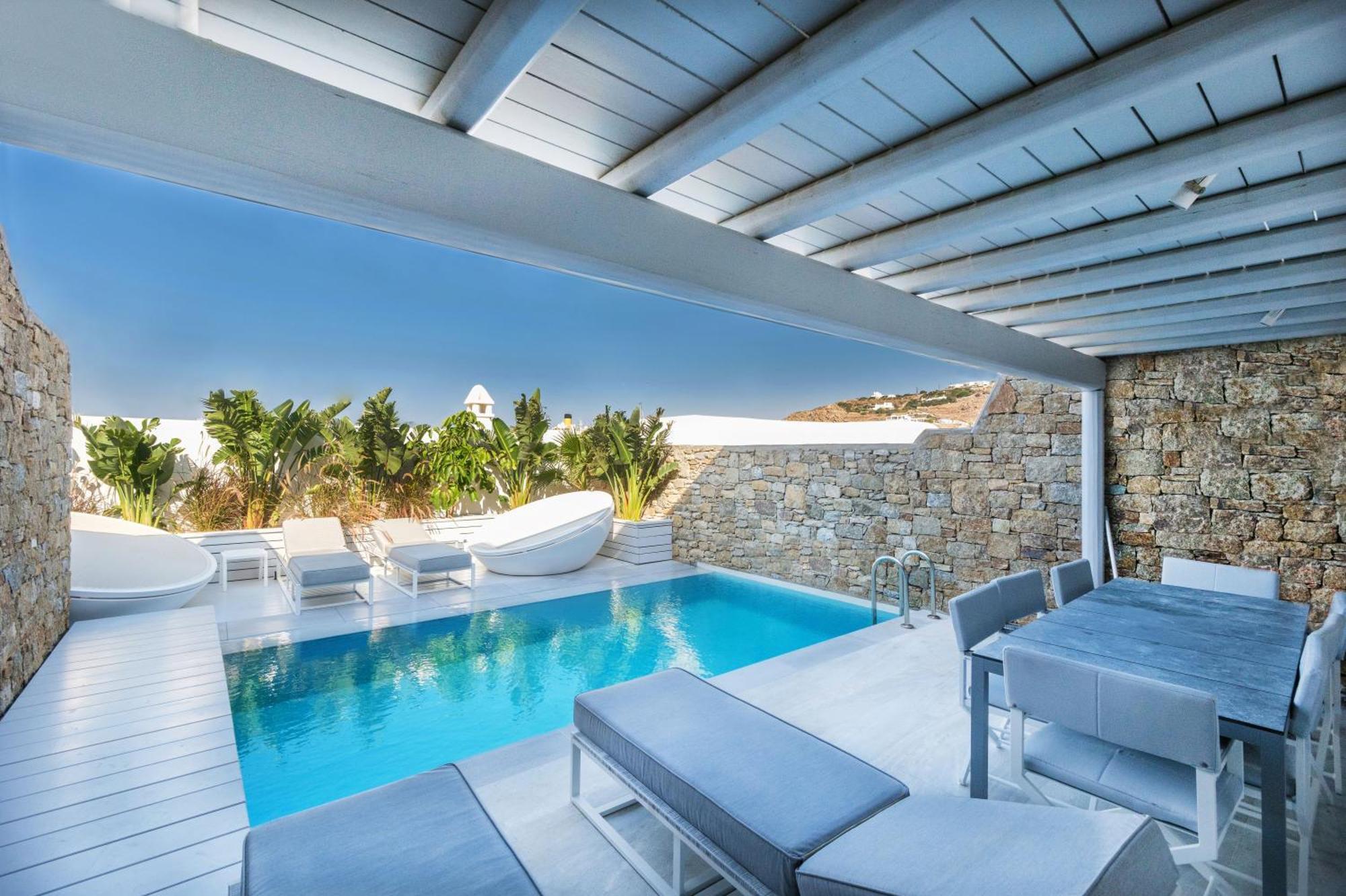 Mykonos Riviera Hotel & Spa, A Member Of Small Luxury Hotels Of The World Тоурлос Экстерьер фото